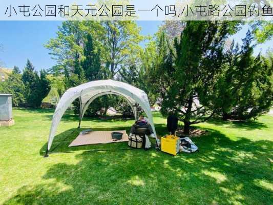 小屯公园和天元公园是一个吗,小屯路公园钓鱼