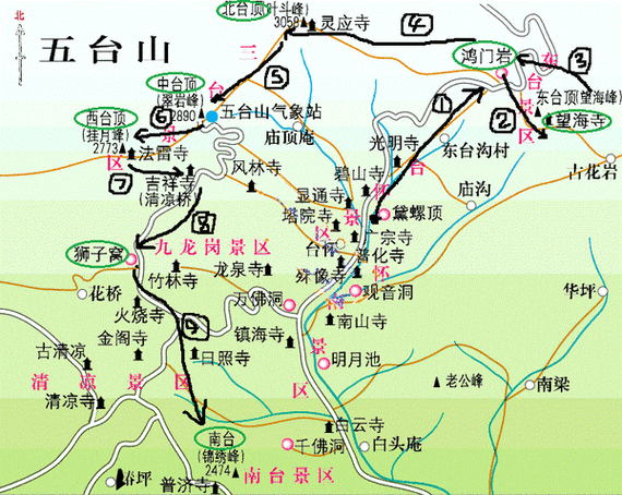 五台山自驾路线推荐_五台山自驾路线