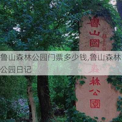 鲁山森林公园门票多少钱,鲁山森林公园日记