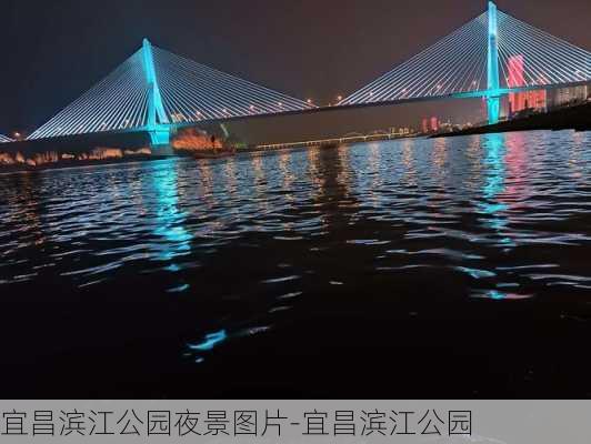 宜昌滨江公园夜景图片-宜昌滨江公园