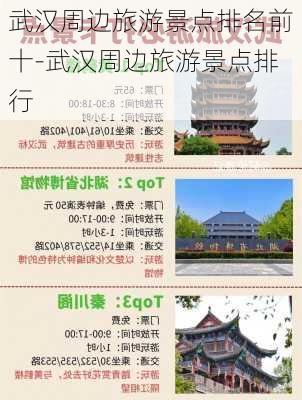 武汉周边旅游景点排名前十-武汉周边旅游景点排行