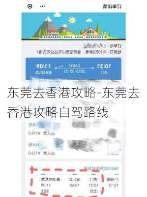 东莞去香港攻略-东莞去香港攻略自驾路线