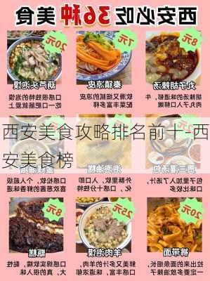 西安美食攻略排名前十-西安美食榜