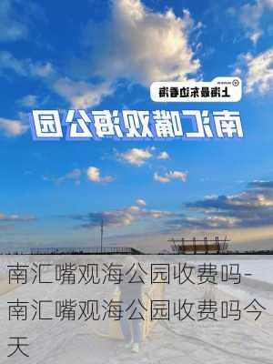 南汇嘴观海公园收费吗-南汇嘴观海公园收费吗今天