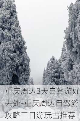 重庆周边3天自驾游好去处-重庆周边自驾游攻略三日游玩雪推荐