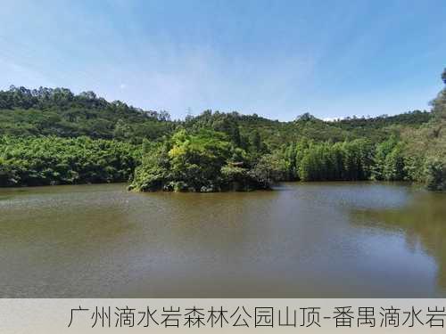 广州滴水岩森林公园山顶-番禺滴水岩