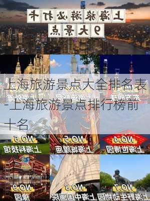 上海旅游景点大全排名表-上海旅游景点排行榜前十名