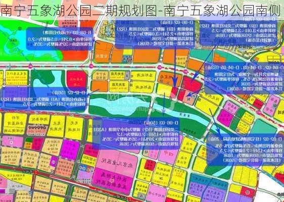 南宁五象湖公园二期规划图-南宁五象湖公园南侧