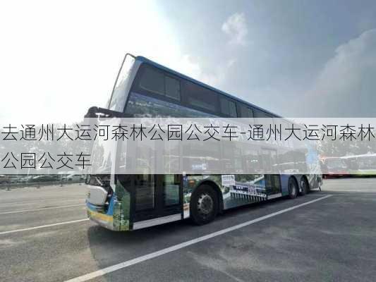 去通州大运河森林公园公交车-通州大运河森林公园公交车